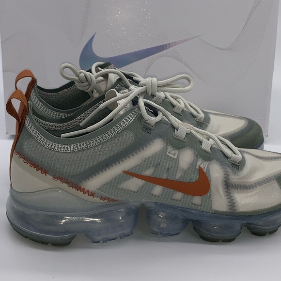 Nike Air VaporMax 2019 Grey Vintage Dark Russet - Picture 6 of 8